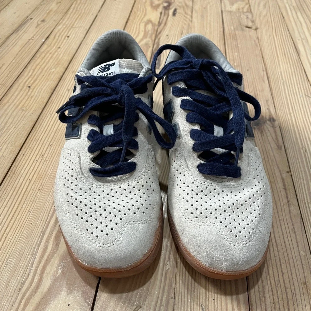New Balance Numeric 508 Mens 8 Cream Navy Brandon Westgate Skate Shoes NM508BWT